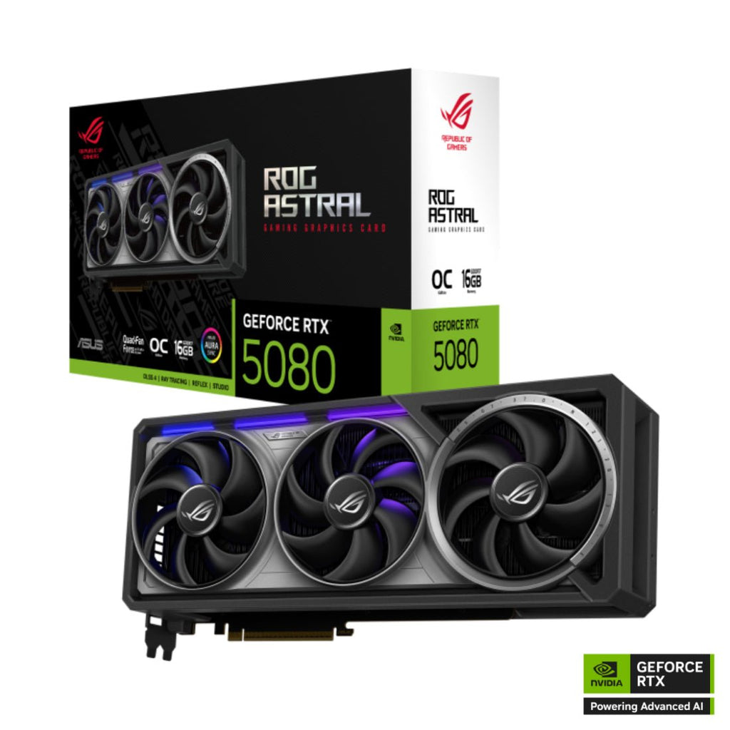 Asus ROG Astral GeForce RTX™ 5080 16GB GDDR7 OC Edition Graphics