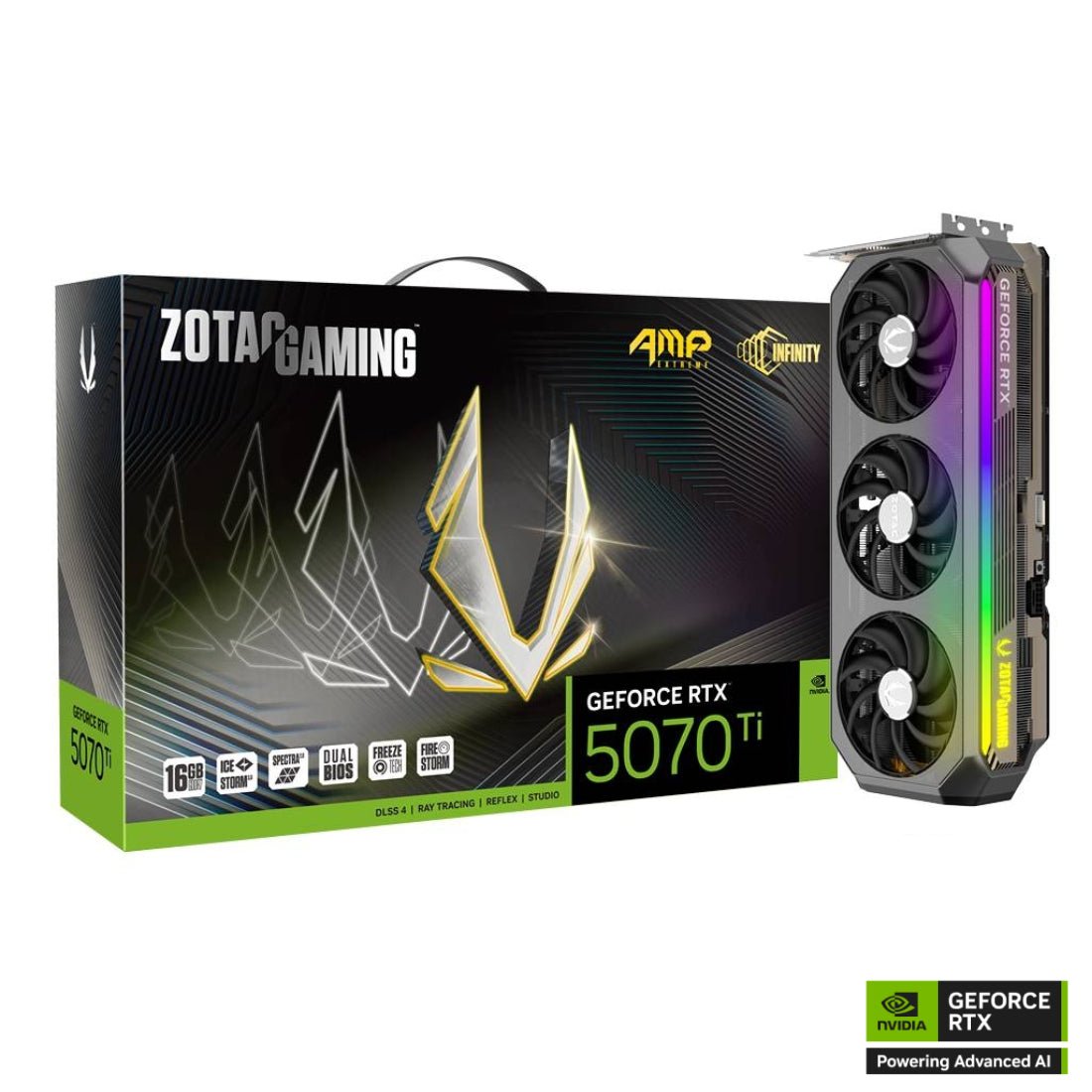 Zotac Gaming Geforce RTX ™ 5070 TI AMP Extreme Infinity 16GB GDDR7 CARD Zotac Gaming Geforce RTX ™ 5070 TI AMP Extreme Infinity 16GB GDDR7 CARD