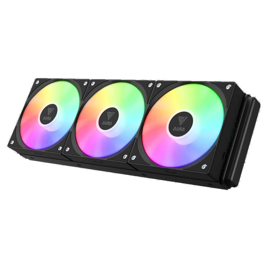 Gamdias AURA GL360 Digital Hydraulic PWN Fan Cooling - Black - مبرد - Store 974 Electronics WLL | ستور٩٧٤ للالكترونيات ذ.م.م