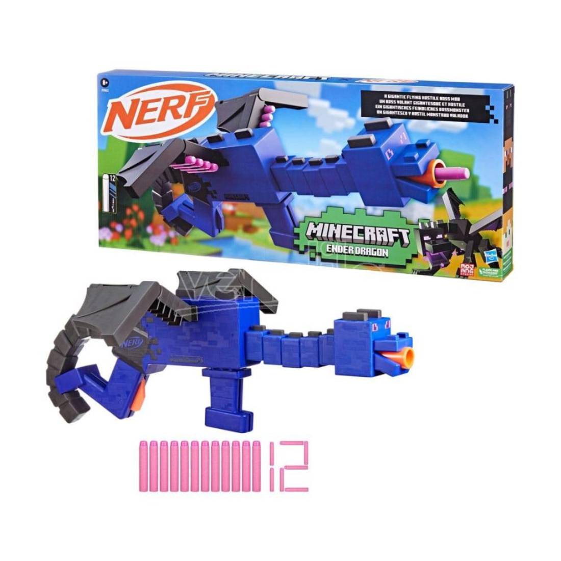 Minecraft Nerf Ender Dragon Blaster - ألعاب - Store 974 | ستور ٩٧٤