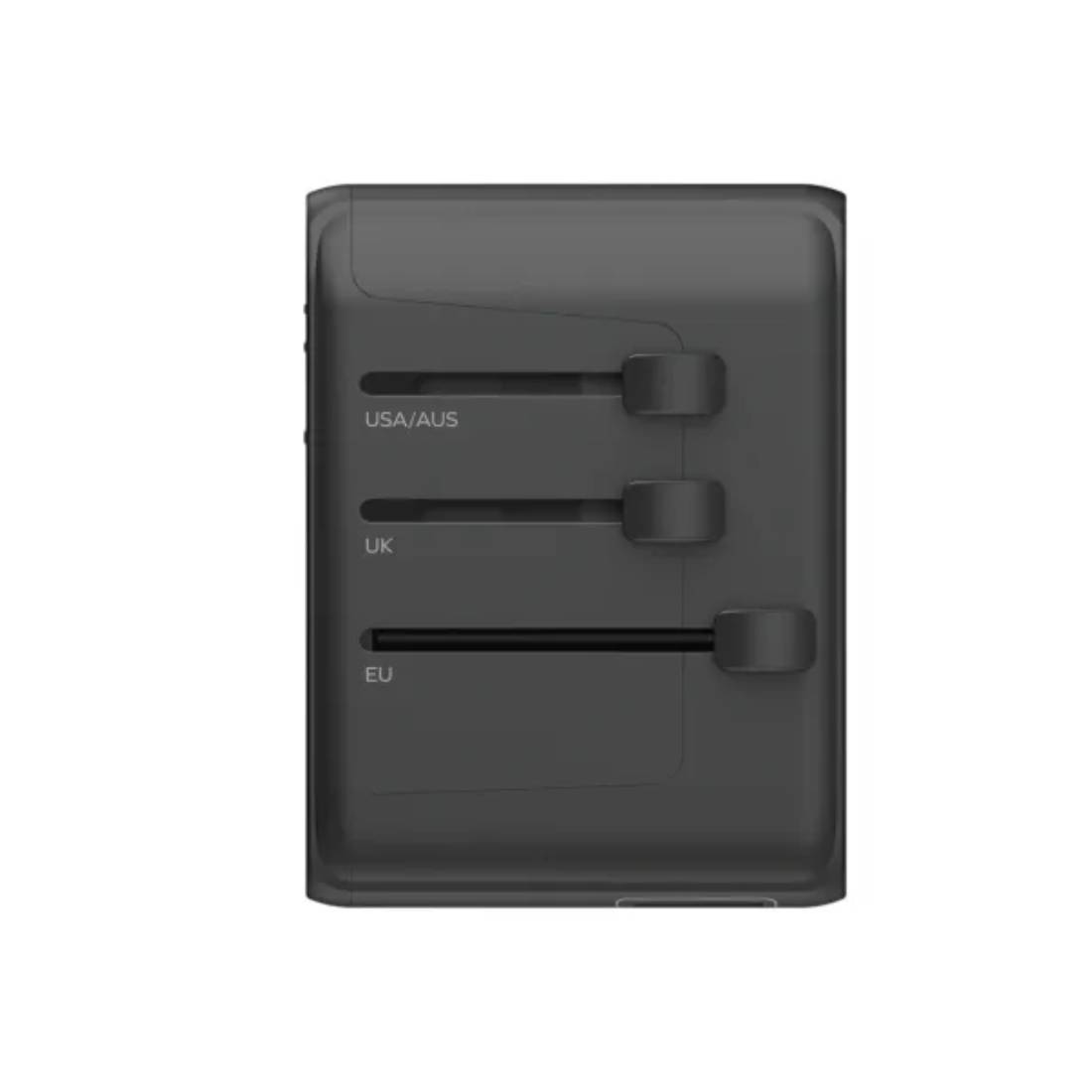 Momax 1World PD35W 5 Ports AC Travel Charger - Titanium - شaحn Momax 1World PD35W 5 Ports AC Travel Charger - Titanium - شaحn