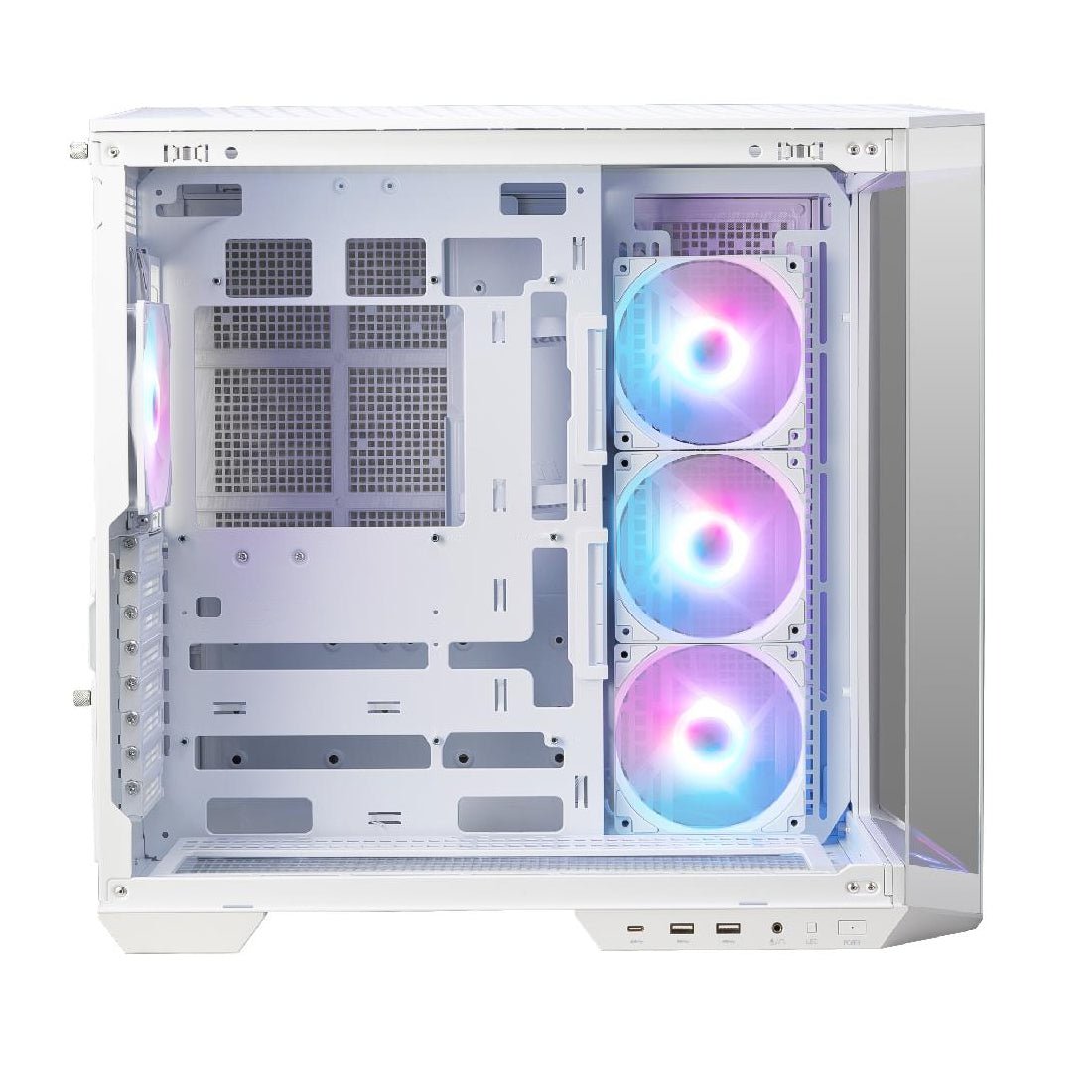 MSI MAG Pano 100R PZ Micro - ATX Tempered Glass Mid Tower Case - White - صندوق - Store974 Electronics WLL | ستور٩٧٤ للالكترونيات ذ.م.م