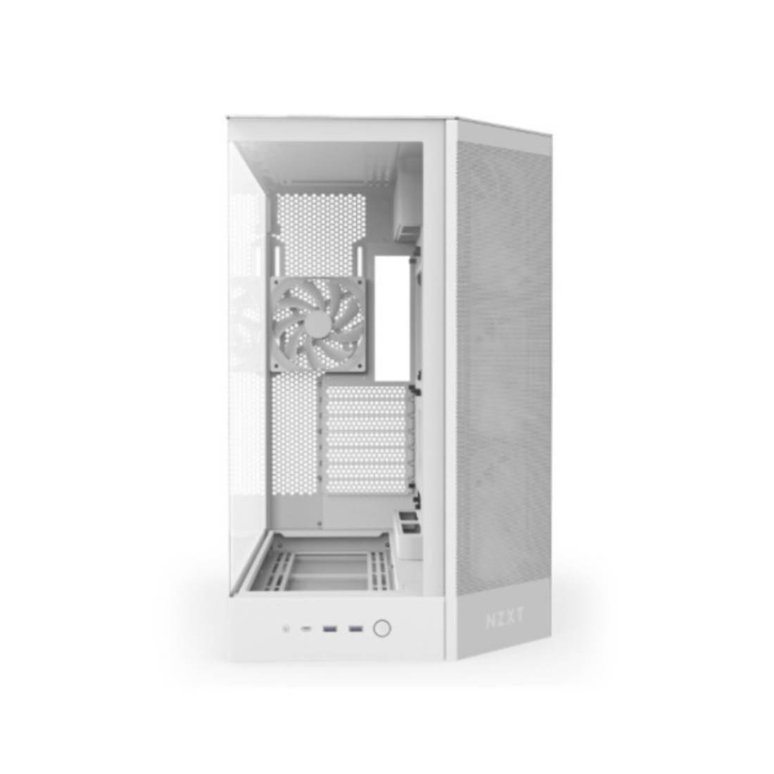 NZXT H7 Flow ATX Mid Tower Case - White - صnadoق NZXT H7 Flow ATX Mid Tower Case - White - صnadoق