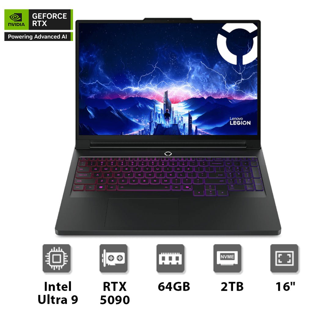 Lenovo Legion Pro 7 Ultra 9 275HX RTX 5080 24GB 64GB Ram 2TB SSD 16