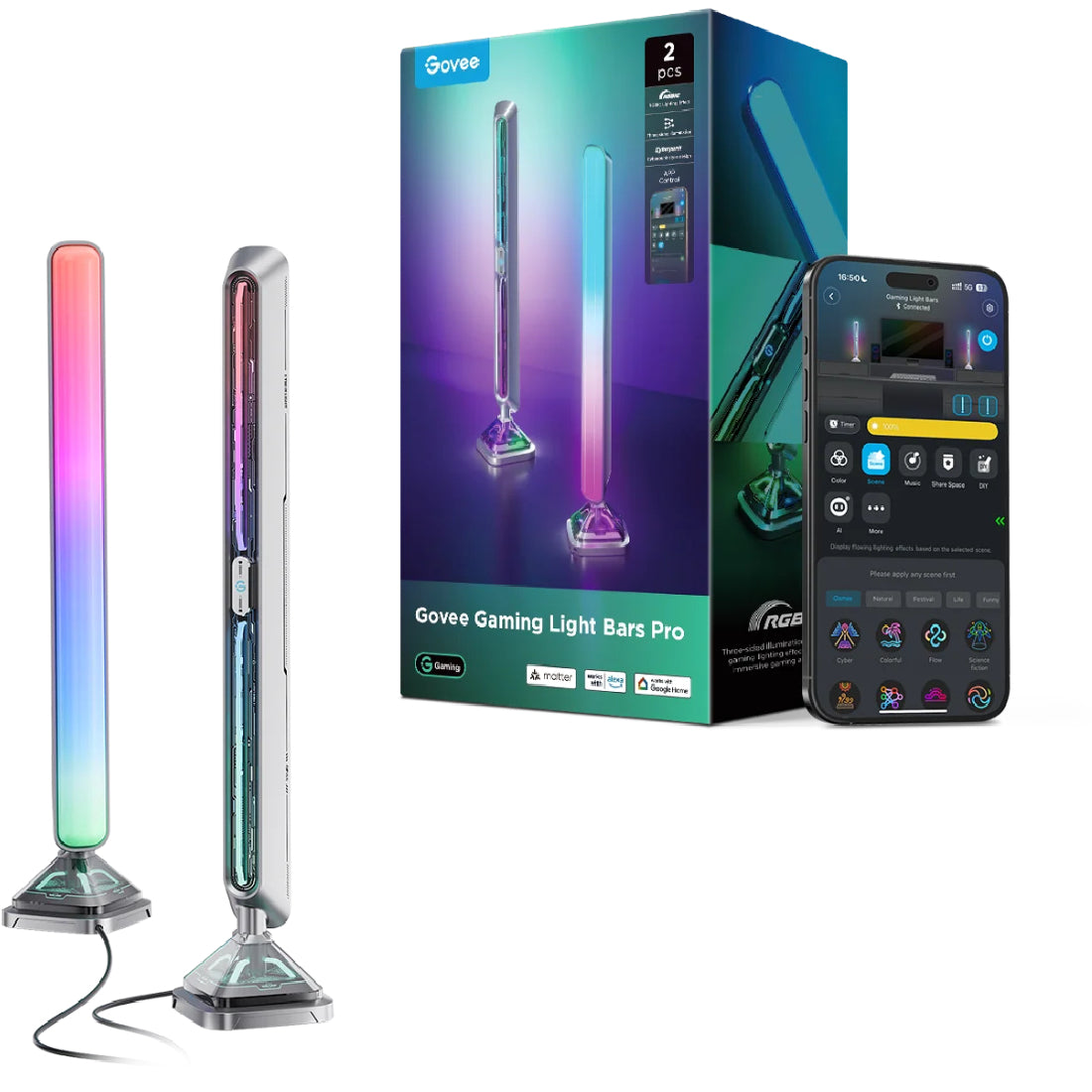 Govee Smart Gaming Light Bars Pro  - إضاءة - Store 974 Electronics WLL  | ستور٩٧٤ للالكترونيات ذ.م.م
