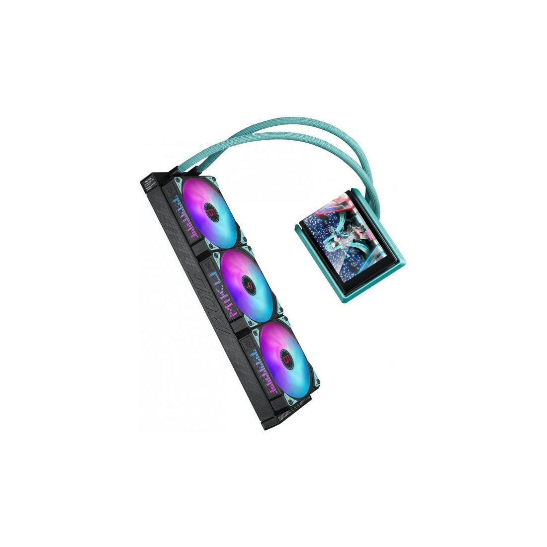 Asus ROG Ryuo IV 360 ARGB  Liquid Cooler - Miku Edition  - مبرد - Store 974 Electronics WLL  | ستور٩٧٤ للالكترونيات ذ.م.م