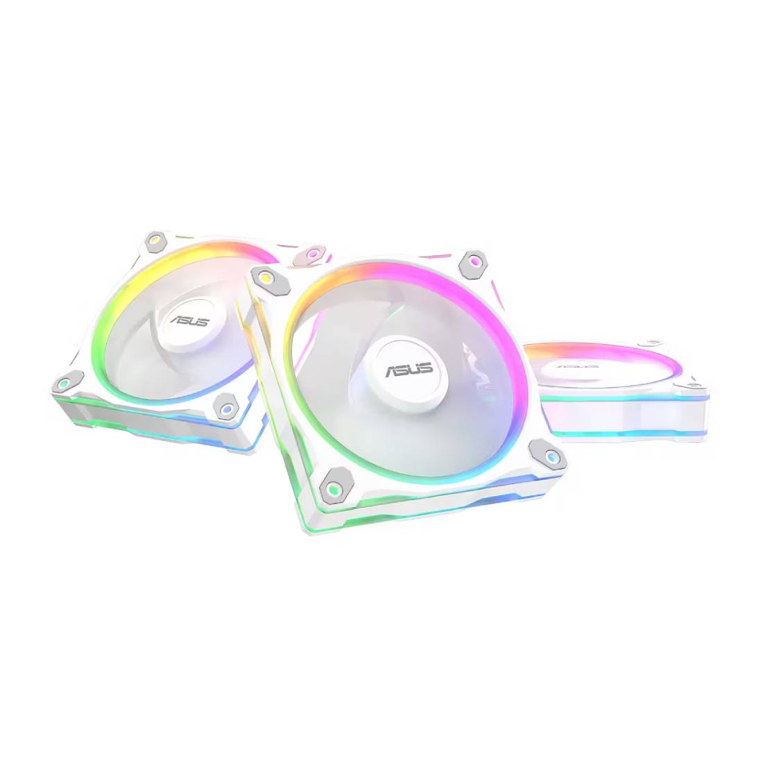 Asus Prime MR120 ARGB PWN Case Fan - White - مروحة