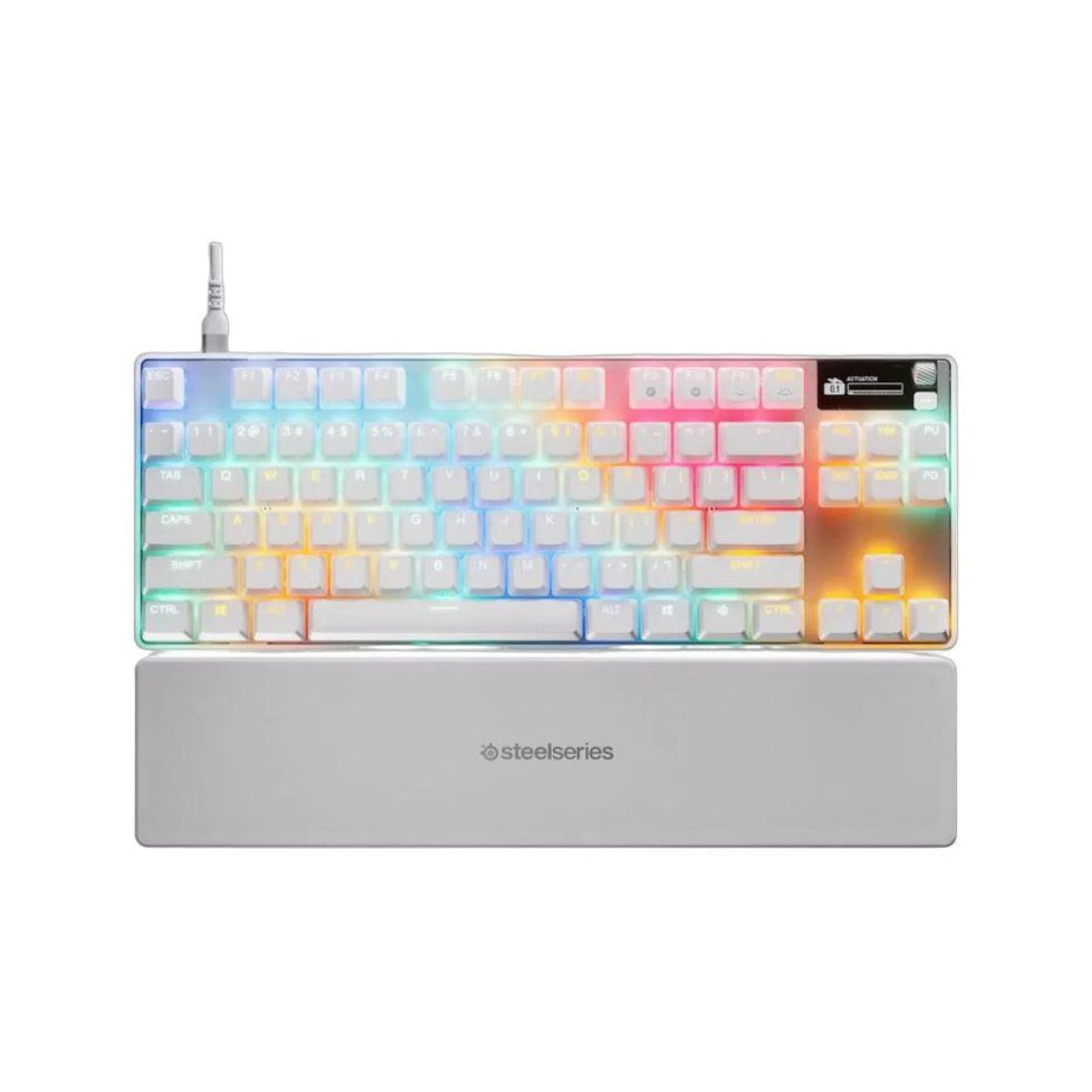 SteelSeries Apex Pro TKL Gen 3 Gaming Keyboard - White - لوحة مفاتيح SteelSeries Apex Pro TKL Gen 3 Gaming Keyboard - White - لوحة مفاتيح