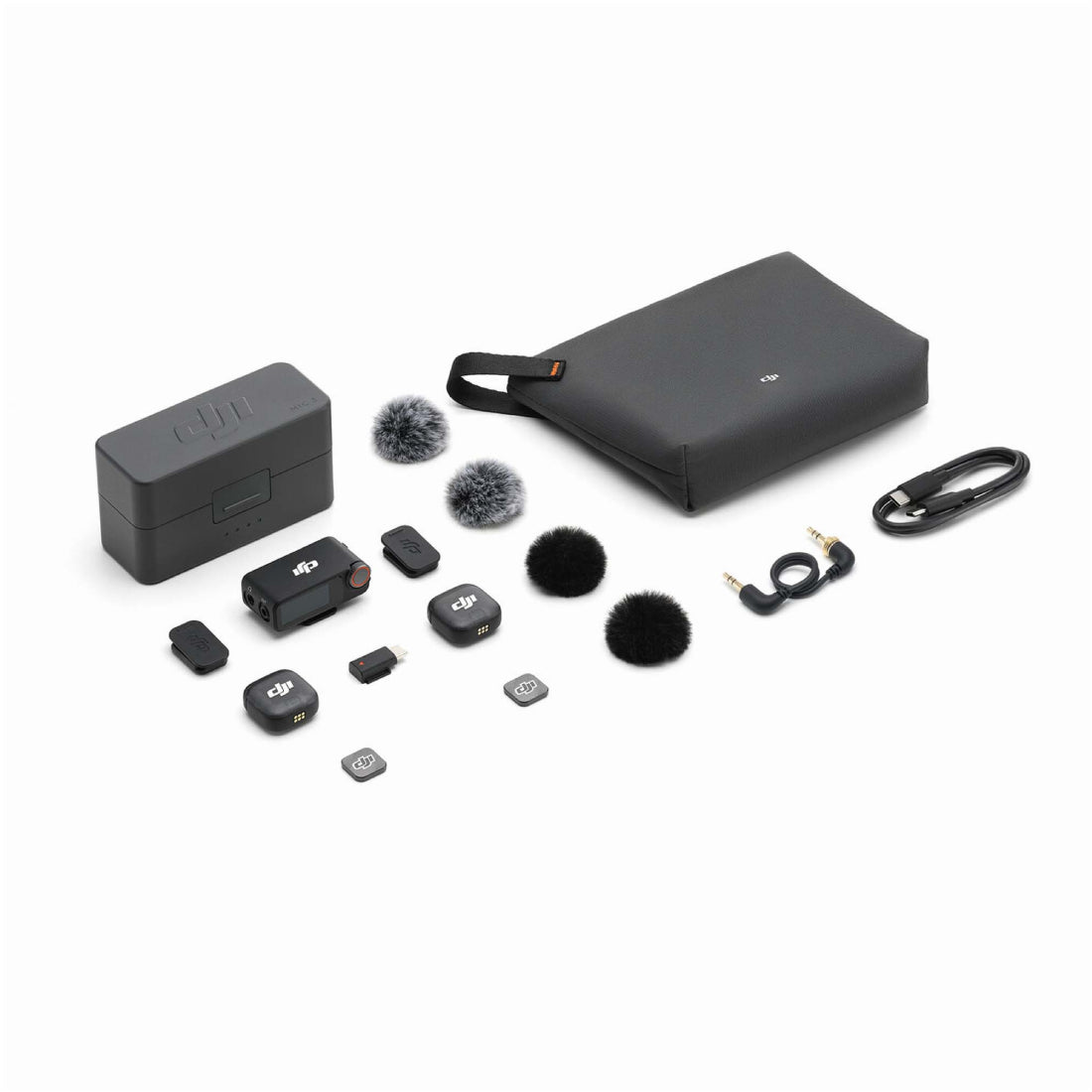 DJI Mic 3, 2 TX + 1 RX + Charging Case, Wireless Microphone - ميكروفون DJI Mic 3, 2 TX + 1 RX + Charging Case, Wireless Microphone - ميكروفون