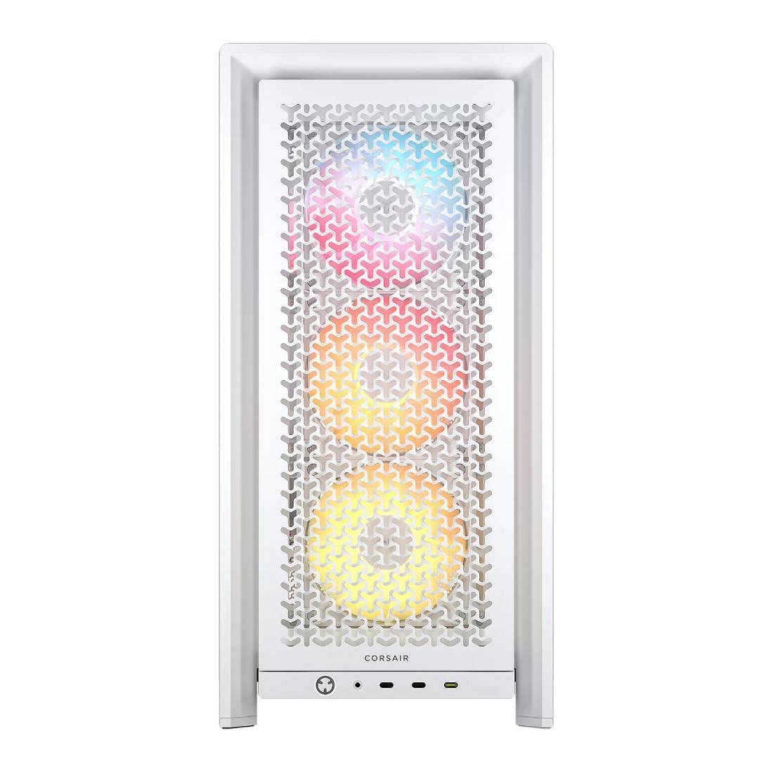 Corsair FRAME 4000D LCD RS ARGB Premium Mid-Tower PC Case- White - صندوق Corsair FRAME 4000D LCD RS ARGB Premium Mid-Tower PC Case- White - صندوق