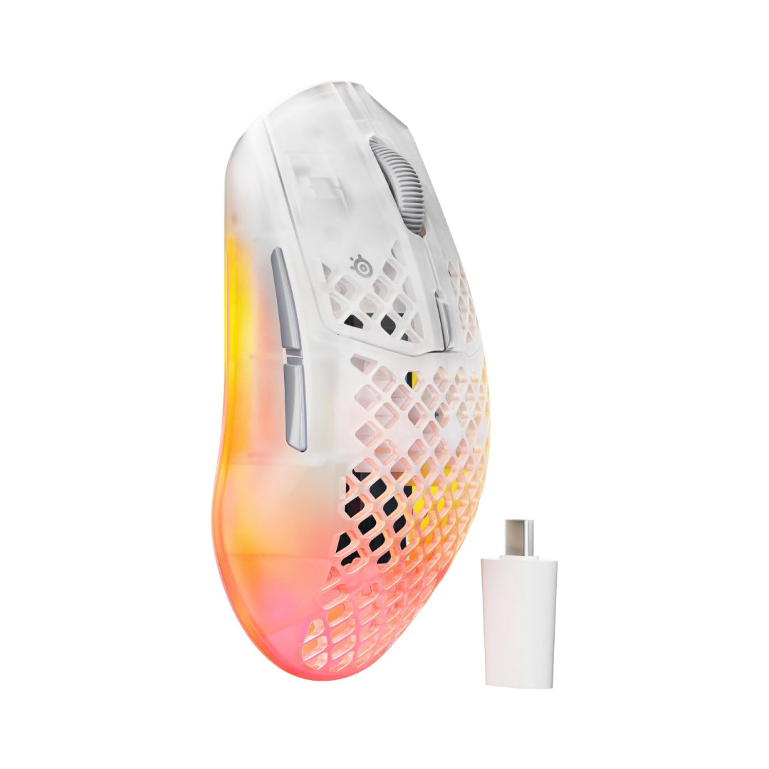 SteelSeries Aerox 3 WL Gen 2 Ghost Gaming Mouse - فأرة SteelSeries Aerox 3 WL Gen 2 Ghost Gaming Mouse - فأرة