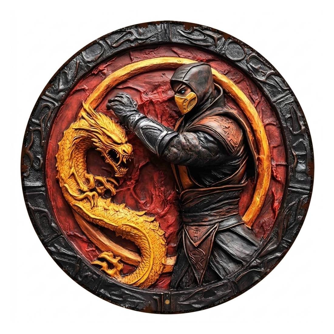 Mortal Kombat Warrior Sign - ملصق Mortal Kombat Warrior Sign - ملصق