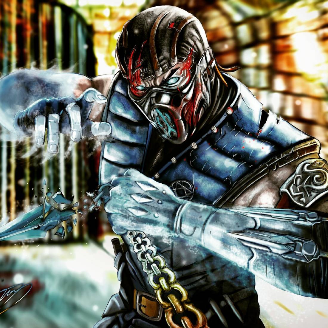 Mortal Kombat Poster Frame 21x30 cm - ملصق Mortal Kombat Poster Frame 21x30 cm - ملصق