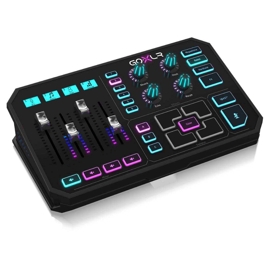 TC Helicon GoXLR Mixer - Black - ميكروفون