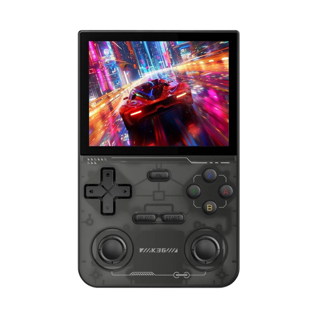 Portable Retro K36 64G Game Console - Black - جهاز ألعاب