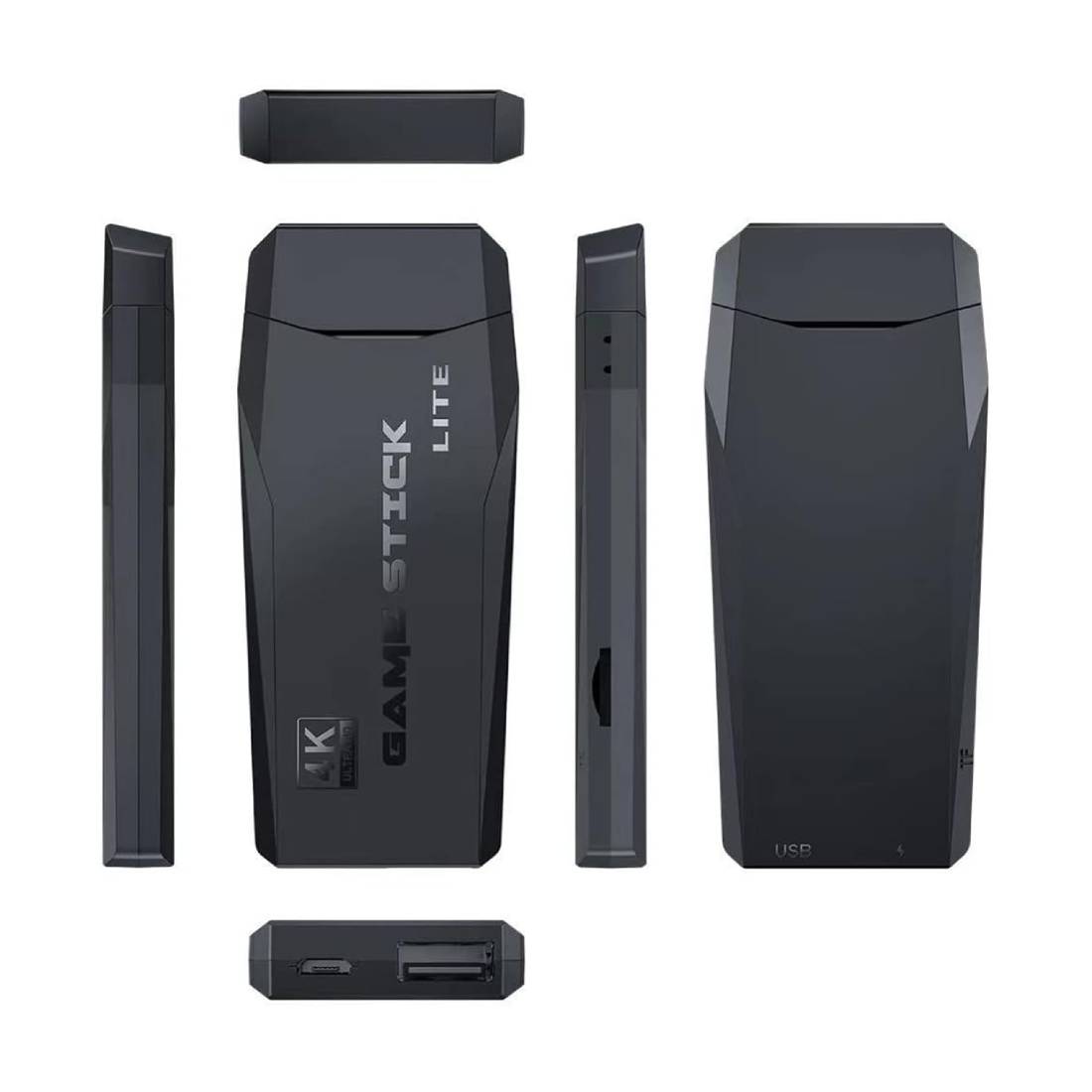 M8 4K Retro Game Stick - Handheld Console - Black - جهاز ألعاب M8 4K Retro Game Stick - Handheld Console - Black - جهاز ألعاب