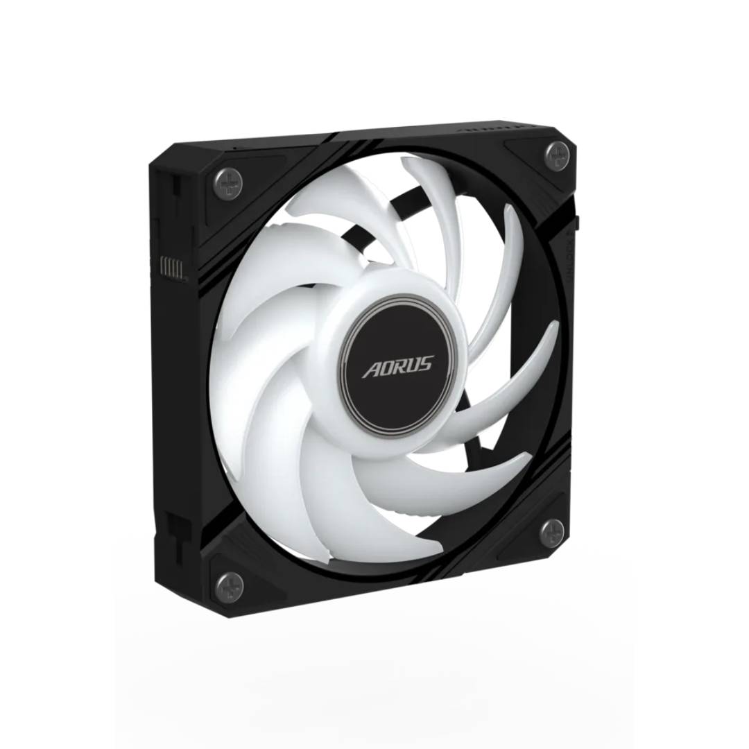 Gigabyte Aorus EZ Chain Fan 120 ARGB Fan -Black - مروحة تبريد Gigabyte Aorus EZ Chain Fan 120 ARGB Fan -Black - مروحة تبريد