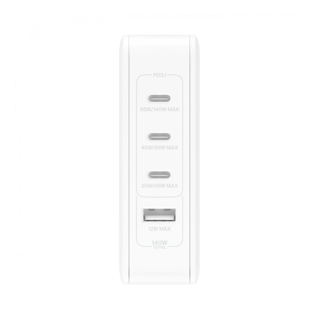 Belkin Boostmarge Pro 140W 4 -Port Gan Charger - شaحn Belkin Boostmarge Pro 140W 4 -Port Gan Charger - شaحn