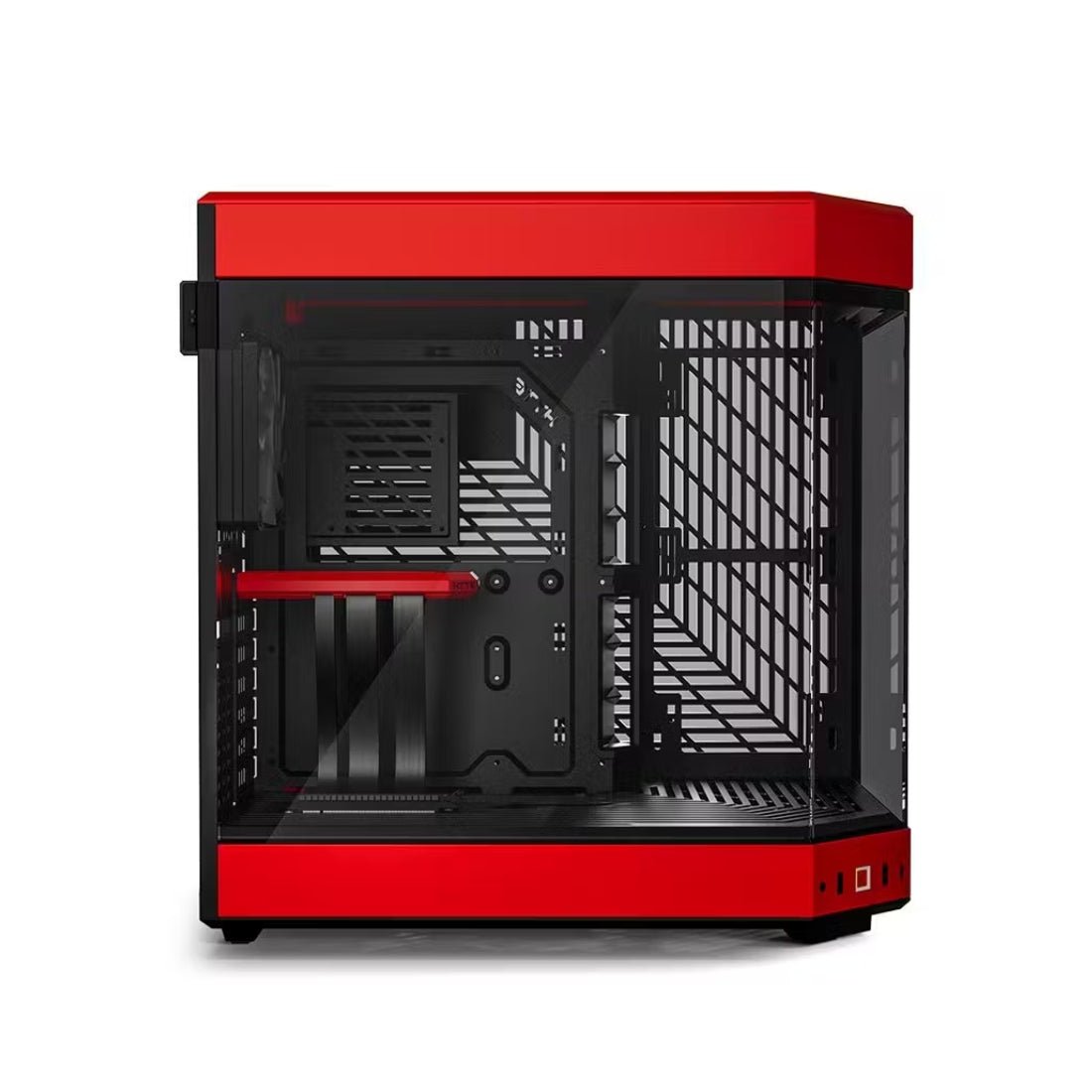 Hyte Y60 Mid -Fower Atx Case - Black Red - صnadoق Hyte Y60 Mid -Fower Atx Case - Black Red - صnadoق