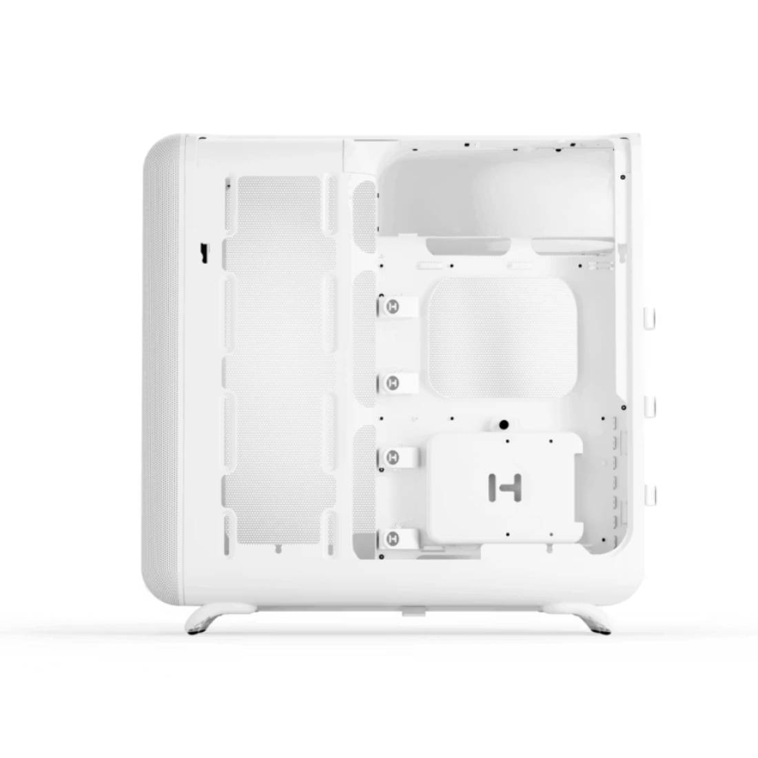 Hyte X50 Air Mesh Side Panel ATX Mid-Tower Case - Snow White - صندوق Hyte X50 Air Mesh Side Panel ATX Mid-Tower Case - Snow White - صندوق