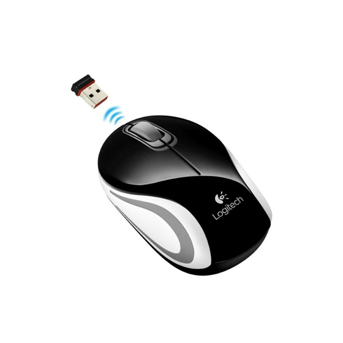 Logitech M187 Mini Wireless Mouse - Black - فأرة Logitech M187 Mini Wireless Mouse - Black - فأرة