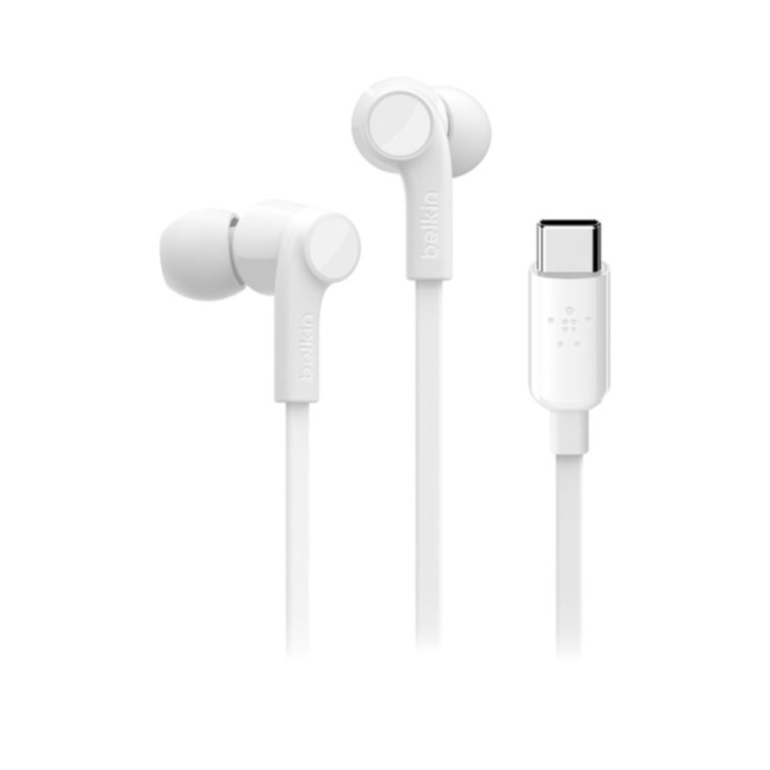 سماعات Belkin Rockstar USB -C - White - SMAATAT سماعات Belkin Rockstar USB -C - White - SMAATAT