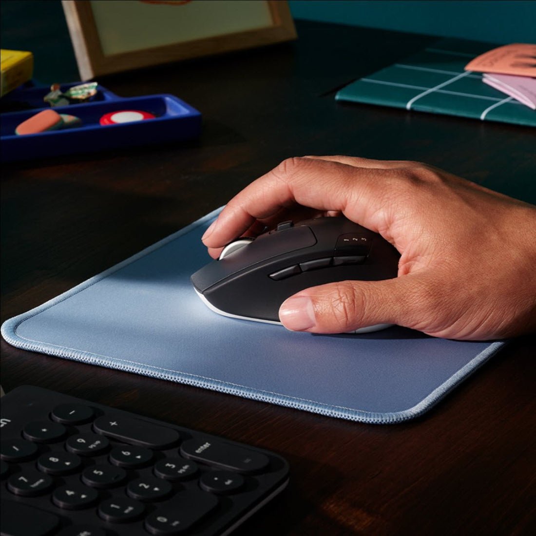 Logitech Studio Series Mousepad - Blue - حصيرة الفأرة Logitech Studio Series Mousepad - Blue - حصيرة الفأرة