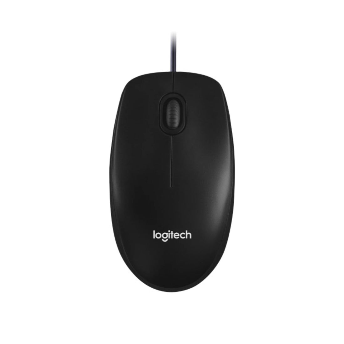 Logitech M100 Corded Wired Mouse - Black - فأrة Logitech M100 Corded Wired Mouse - Black - فأrة