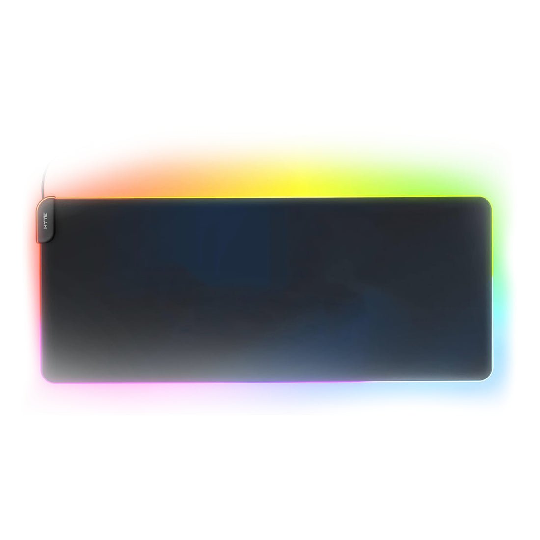 Hyte CNVS Intense Play Mat RGB Gaming Mouse Pad – Black - حصيرة الفأرة Hyte CNVS Intense Play Mat RGB Gaming Mouse Pad – Black - حصيرة الفأرة