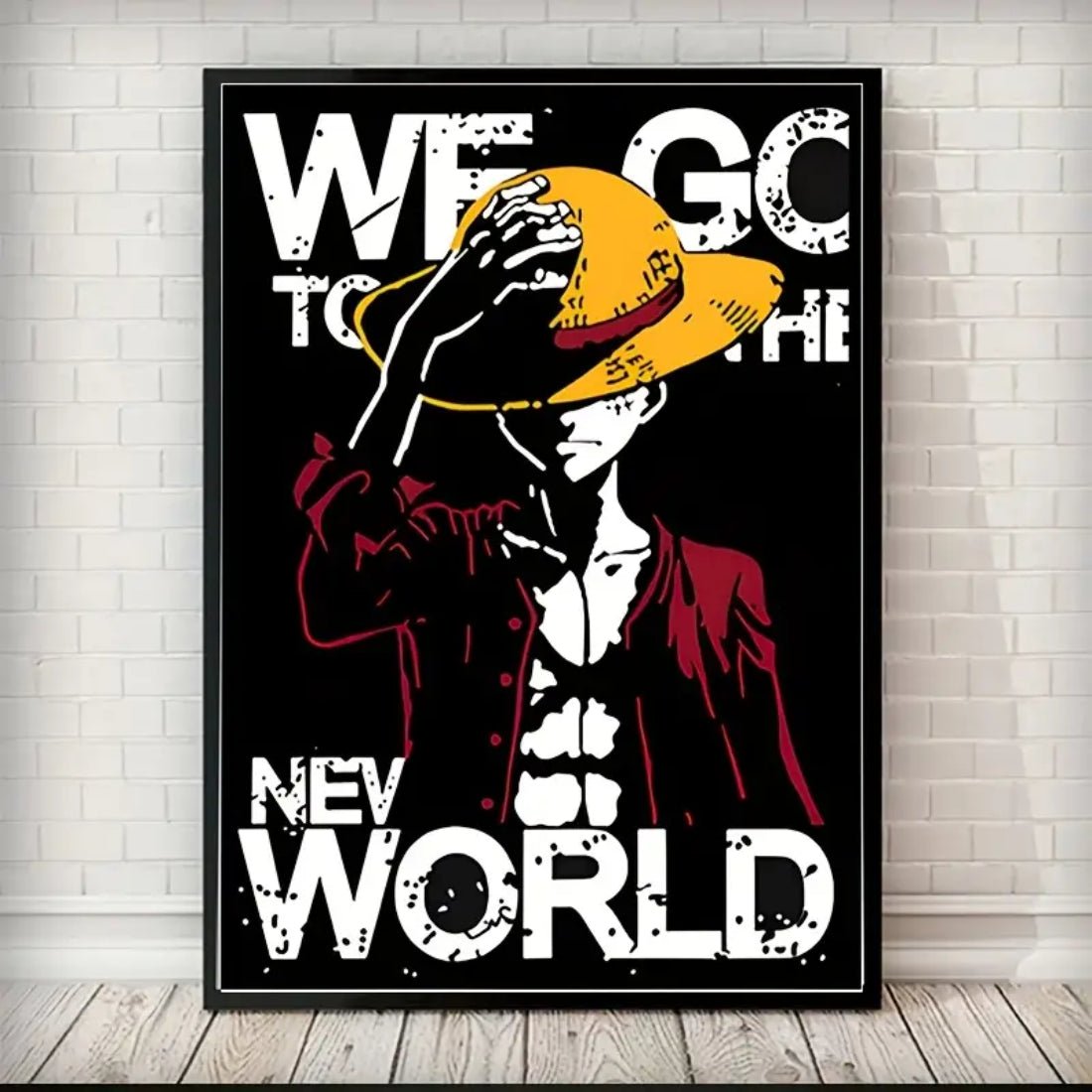 Anime Hat Boy Art Canvas Printing Poster (40x1x60cm) - 1 Piece - ملصق - Store 974 | ستور ٩٧٤