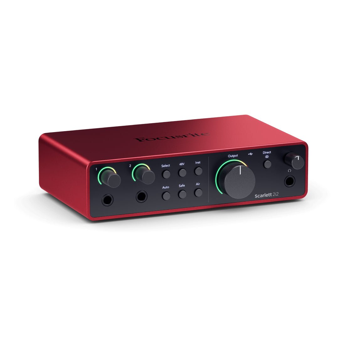 Focusrite Scarlett 2i2 Studio 4th Generation Audio Interface - Red - جهاز تسجيل - Store 974 | ستور ٩٧٤
