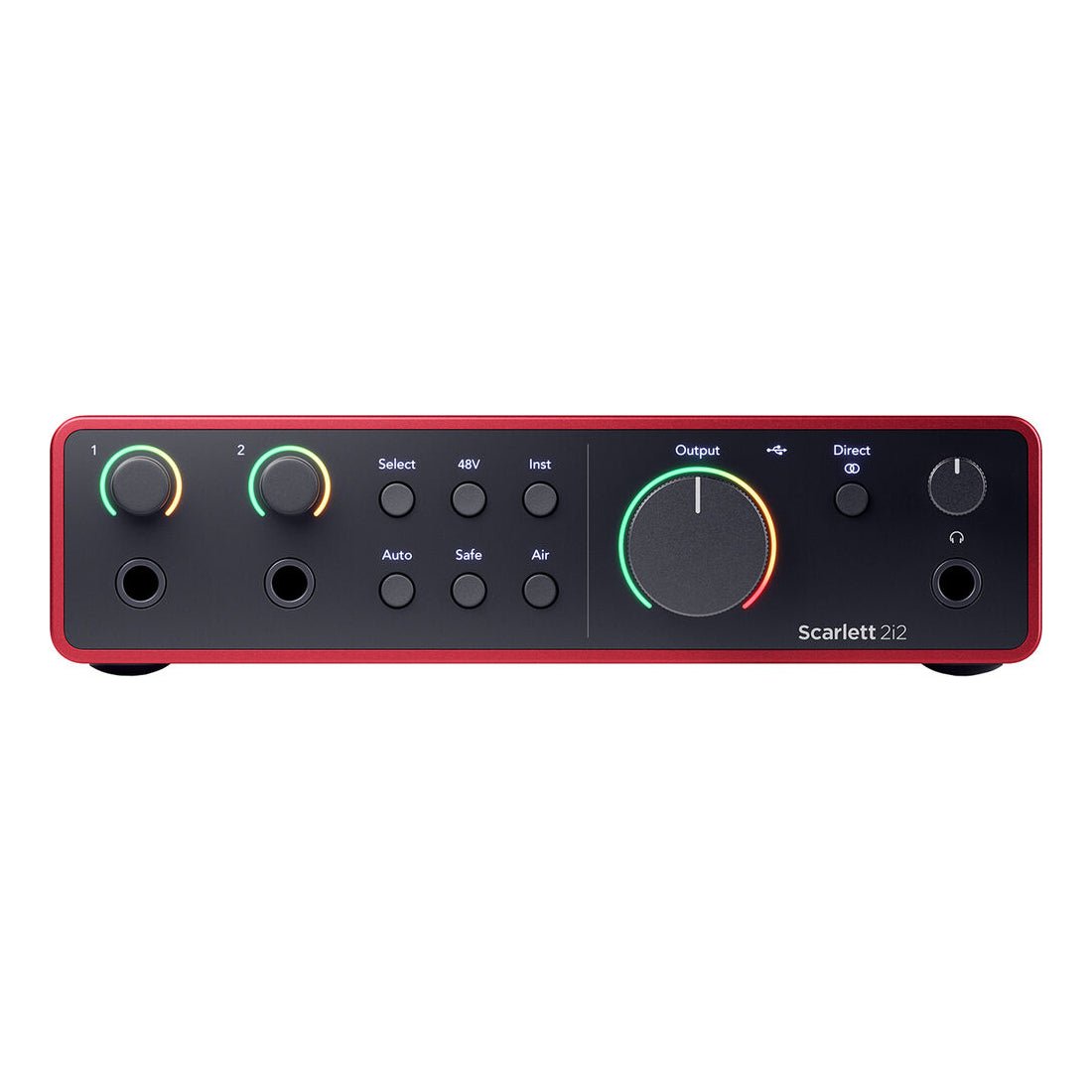 Focusrite Scarlett 2i2 Studio 4th Generation Audio Interface - Red - جهاز تسجيل - Store 974 | ستور ٩٧٤