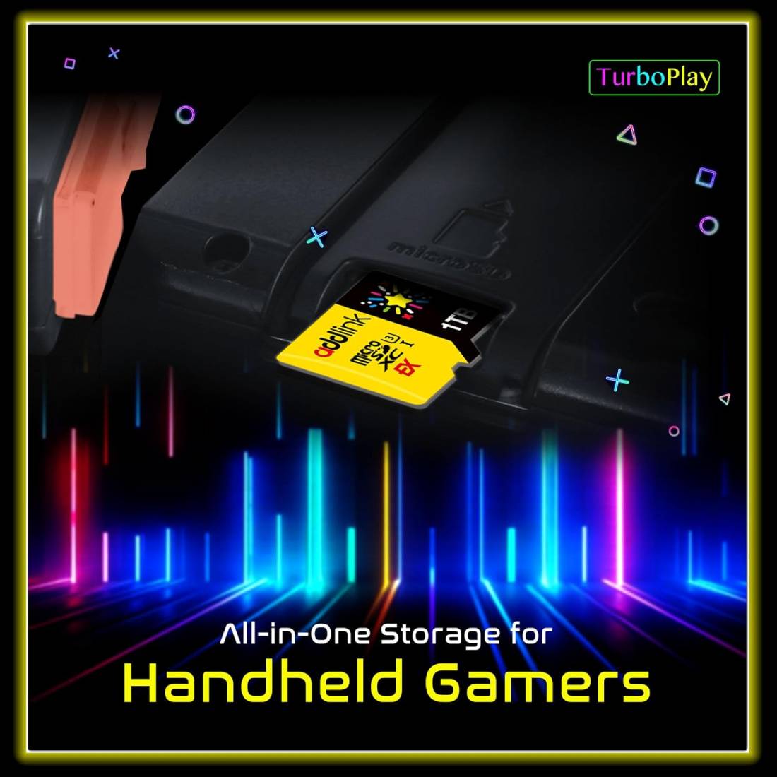 Addlink Turboplay 1TB Gaming Micro SD Card Express - مساحة تخزين Addlink Turboplay 1TB Gaming Micro SD Card Express - مساحة تخزين
