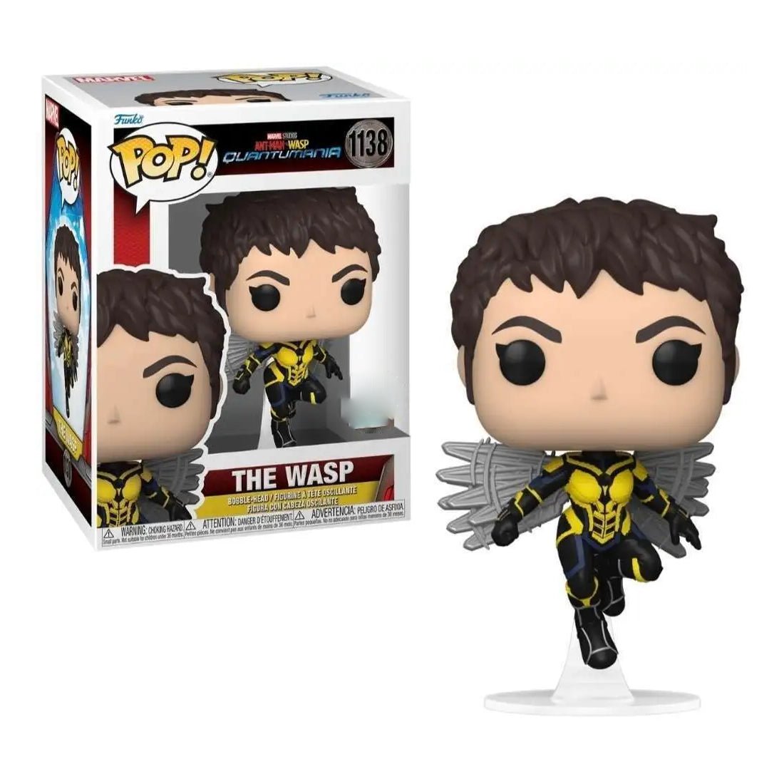 Funko Pop! Marvel: Ant-Man & The Wasp Quantumania - Wasp #1138 - دمية Funko Pop! Marvel: Ant-Man & The Wasp Quantumania - Wasp #1138 - دمية