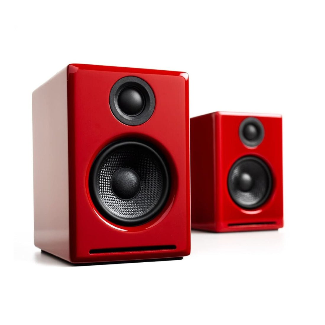 AudioEngine A2+ نظام مكبر صوت بلوتوث اللاسلكي - Red - Mmكber صot AudioEngine A2+ نظام مكبر صوت بلوتوث اللاسلكي - Red - Mmكber صot