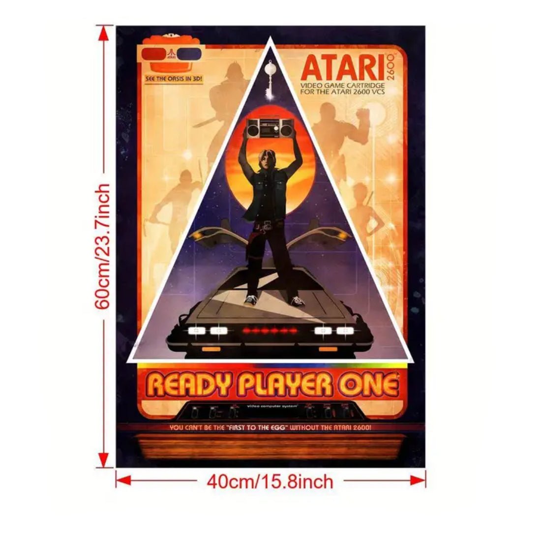 Ready Player One Atari Game Concept Art Poster (50x1x70cm) - ملصق - Store 974 | ستور ٩٧٤