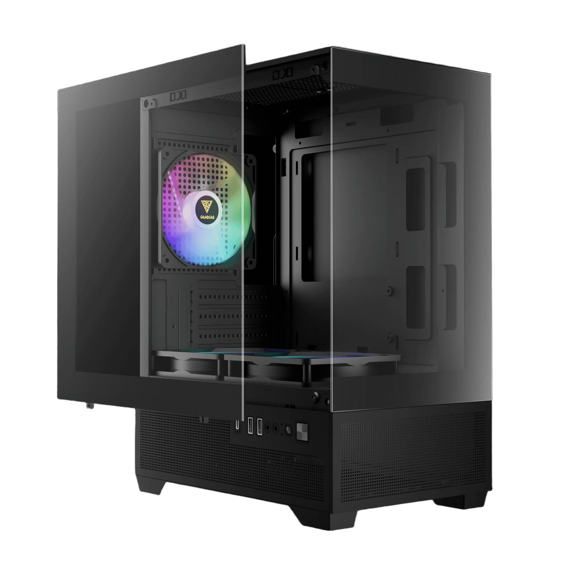 Gamdias Aura GC9M Elite ARGB Micro-Tower Case - صندوق Gamdias Aura GC9M Elite ARGB Micro-Tower Case - صندوق