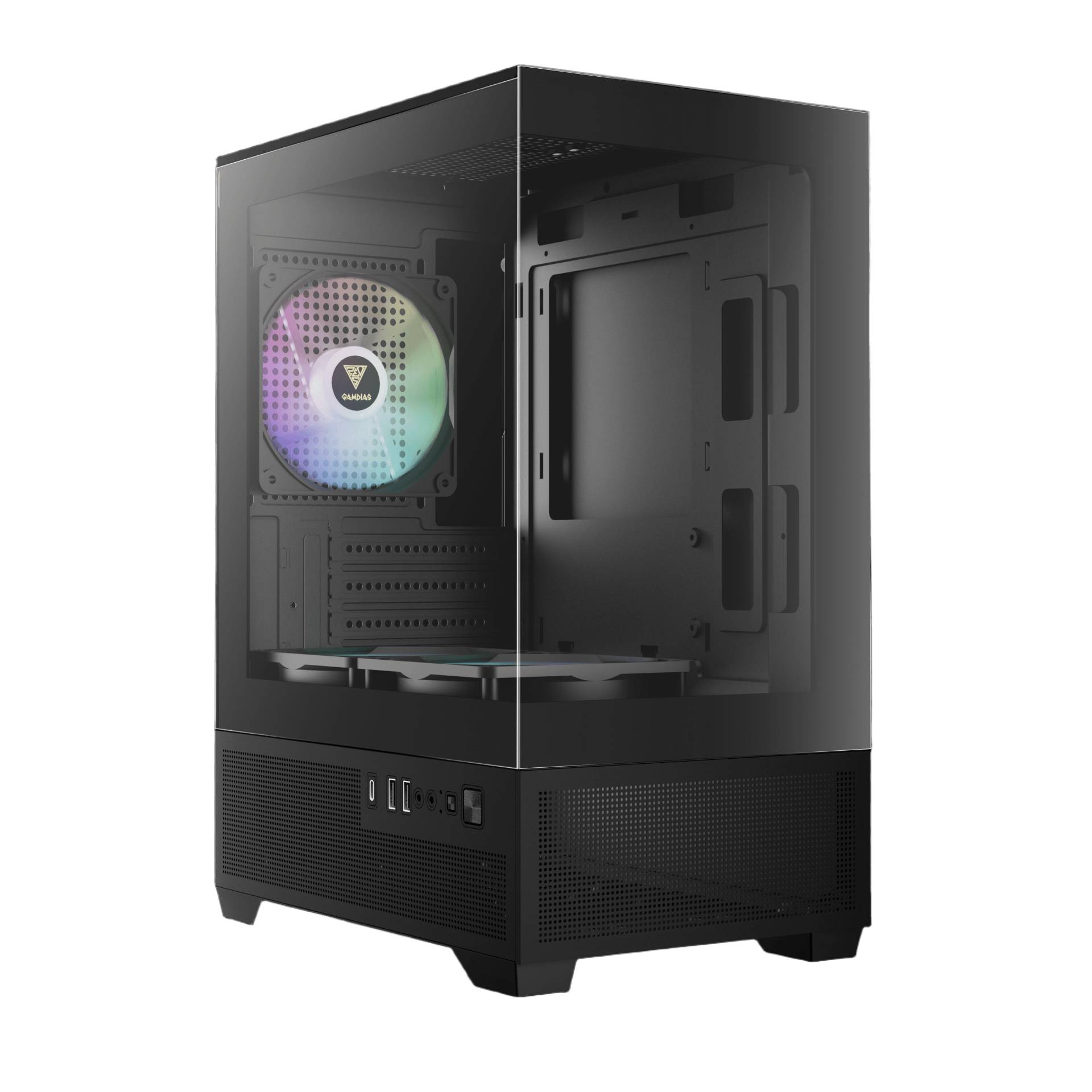 Gamdias Aura GC9M Elite ARGB Micro-Tower Case - صندوق Gamdias Aura GC9M Elite ARGB Micro-Tower Case - صندوق