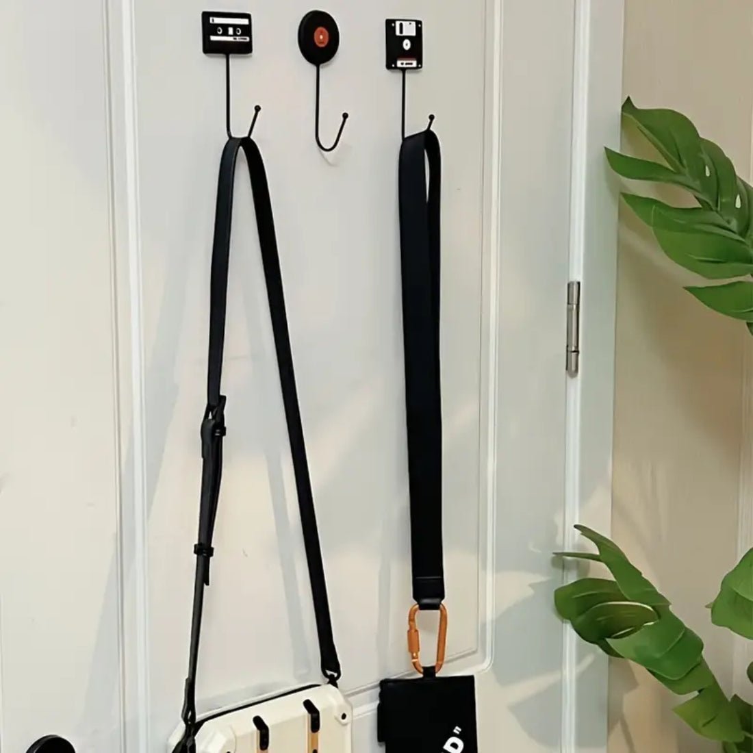 Retro Door Hook: Record/Tape/Display Whole Set (11x2x18cm) - أكسسوار Retro Door Hook: Record/Tape/Display Whole Set (11x2x18cm) - أكسسوار