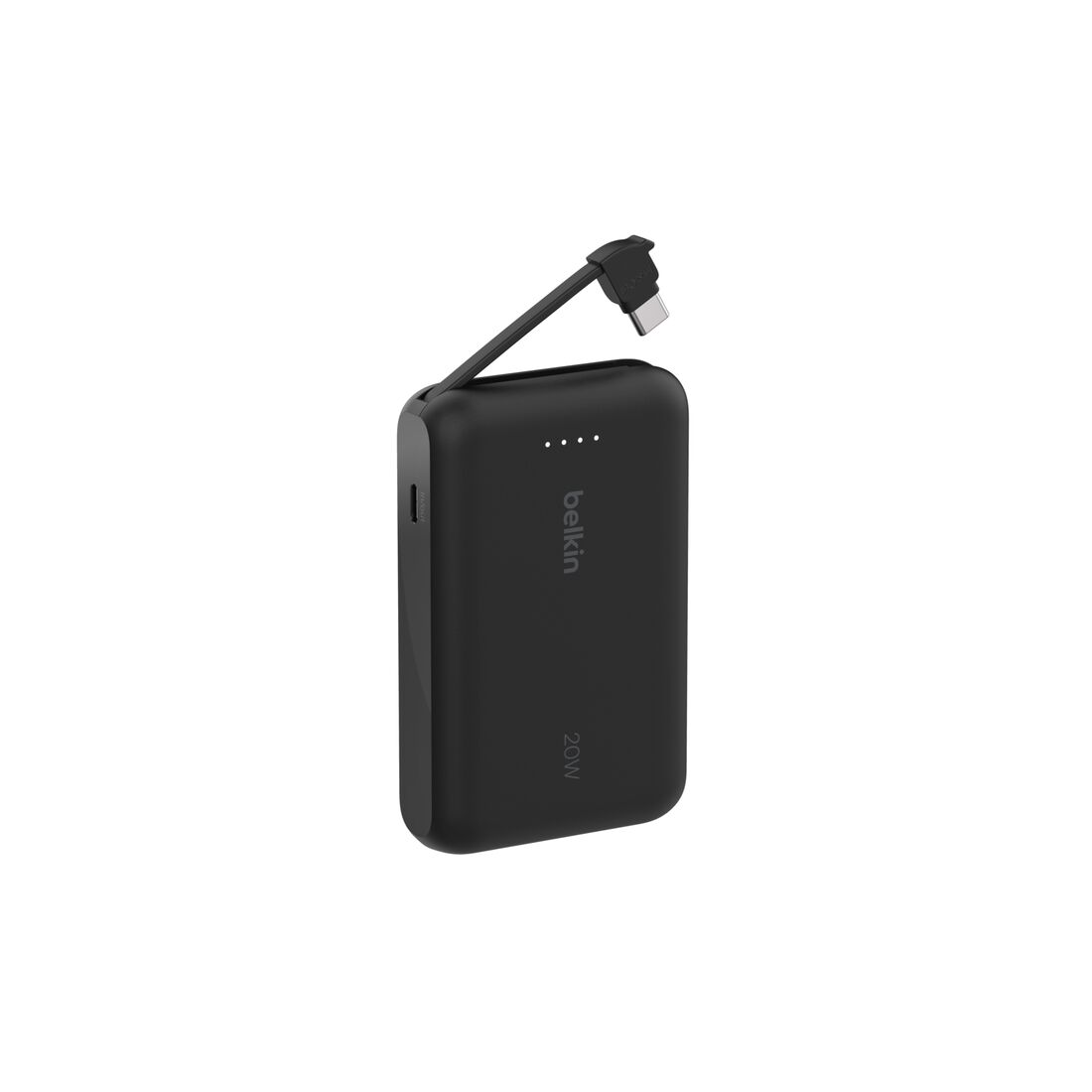 Belkin Power Bank 10K with Integrated Cable - Black - مزود الطاقة