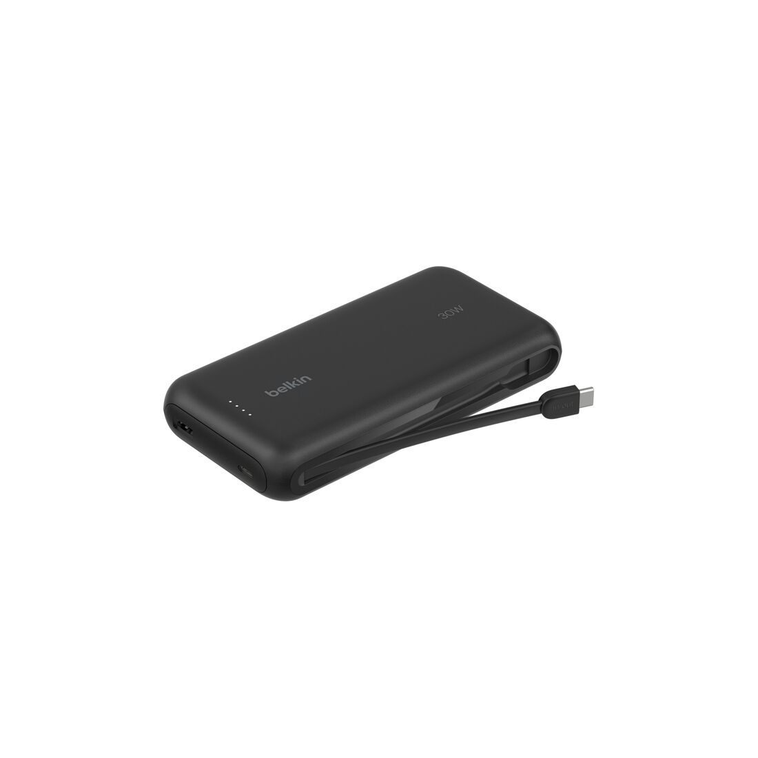 Belkin Power Bank 20K with Integrated Cable - Black - مزود الطاقة