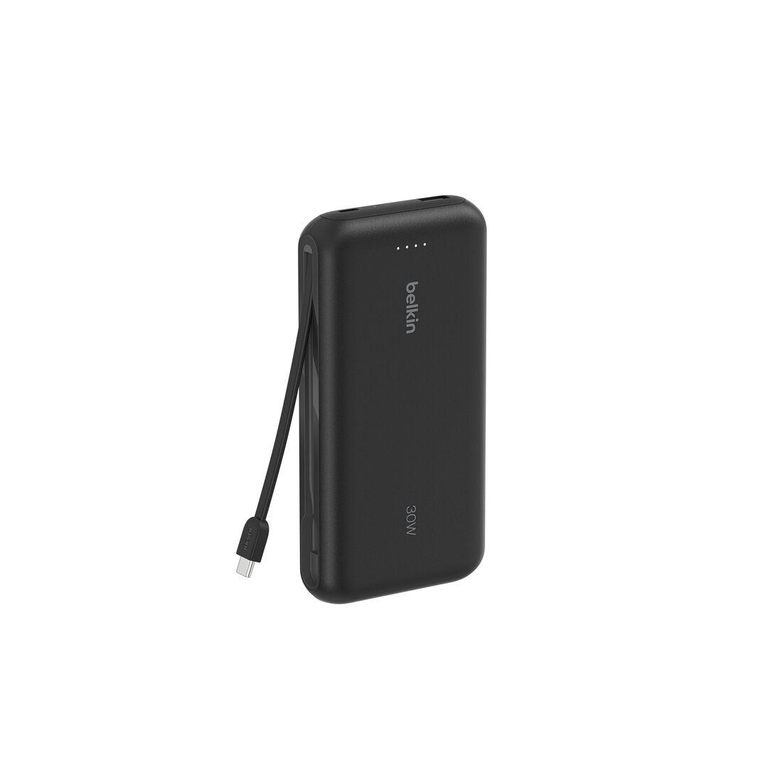 Belkin Power Bank 20K with Integrated Cable - Black - مزود الطاقة