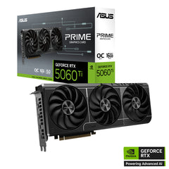 ASUS GeForce Prime RTX™ 5060 Ti OC 16GB GDDR7 Graphics Card - كرت الشاشة