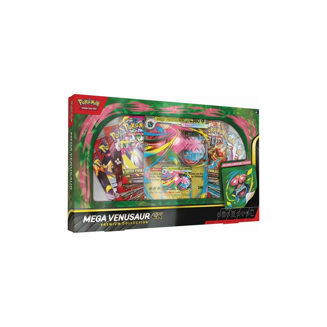 Pokémon TCG Mega Venusaur Ex Premium Collection - بطاقات