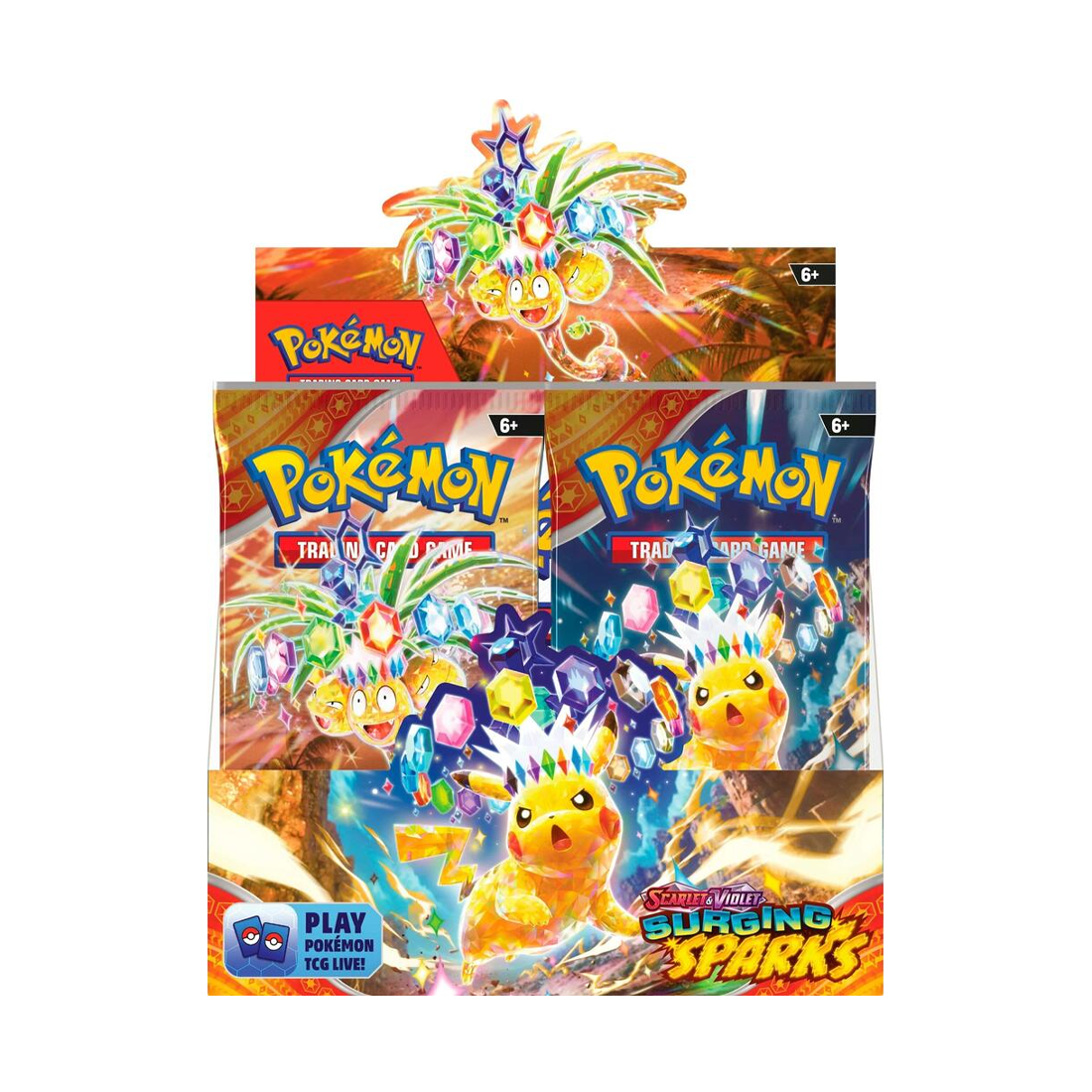 Pokémon TCG SV08 Surging Sparks Booster - بطاقات