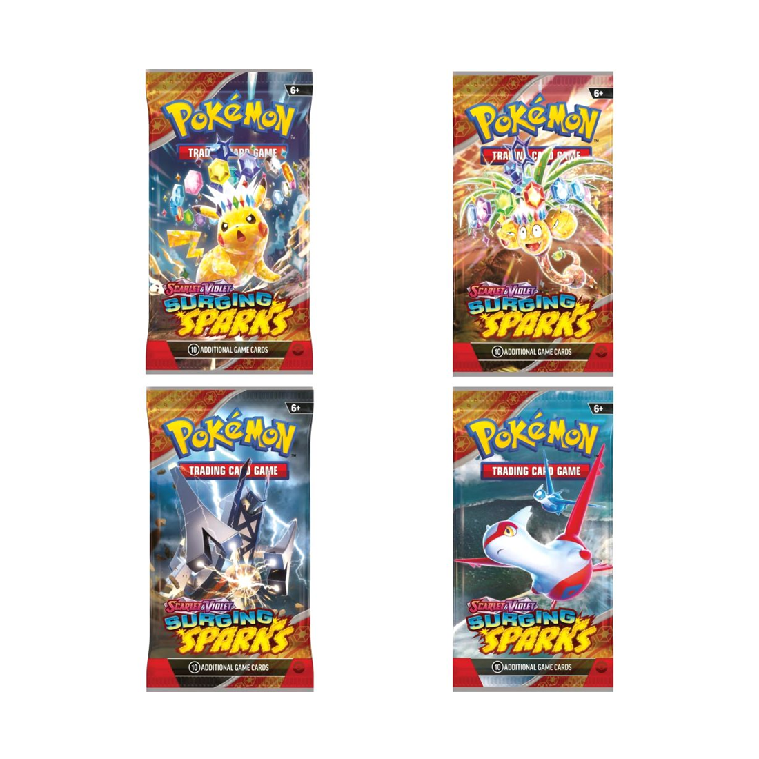 Pokémon TCG SV08 Surging Sparks Booster - بطاقات