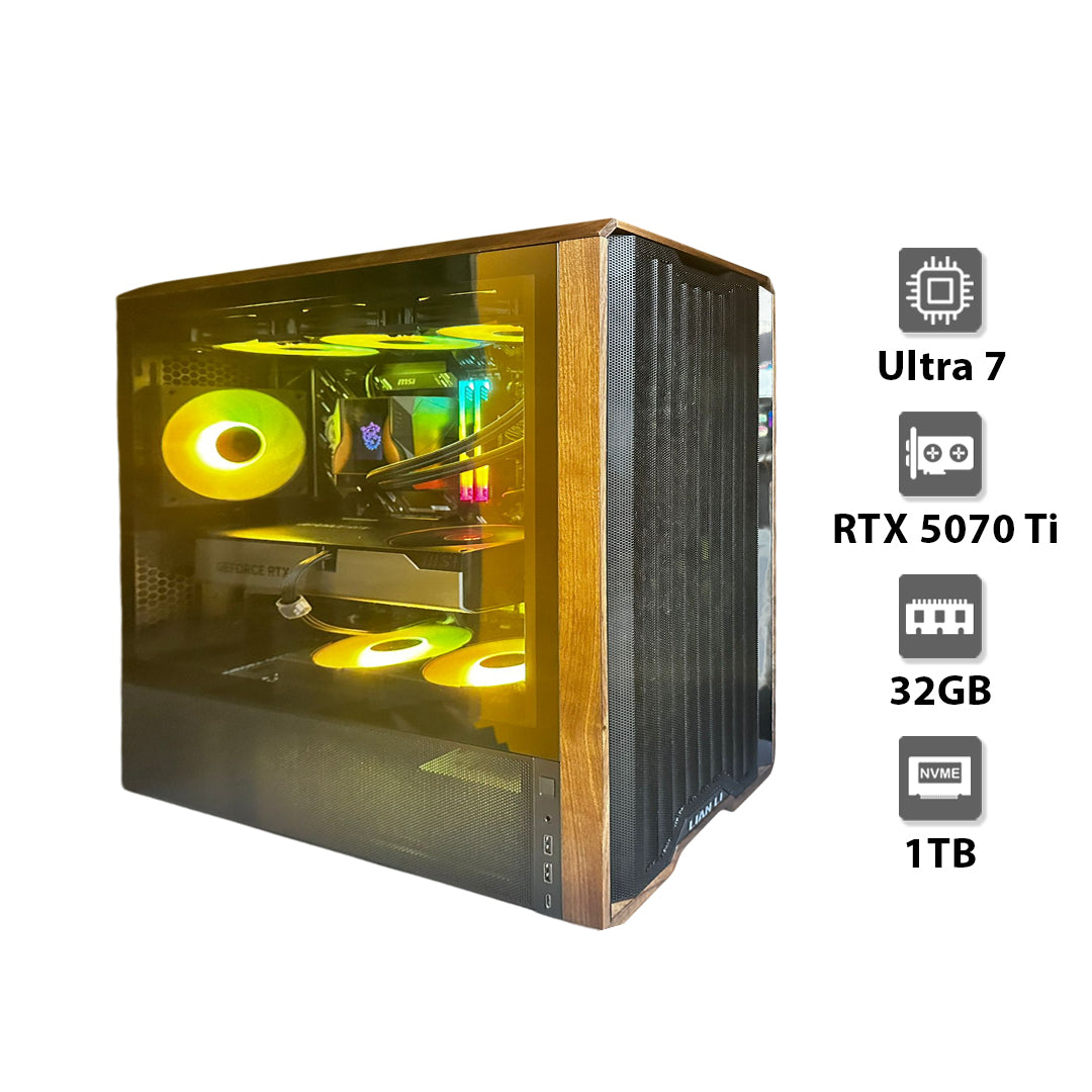 Wooden Black Build  |  كمبيوتر وودن بلاك - Store 974 Electronics WLL  | ستور٩٧٤ للالكترونيات ذ.م.م