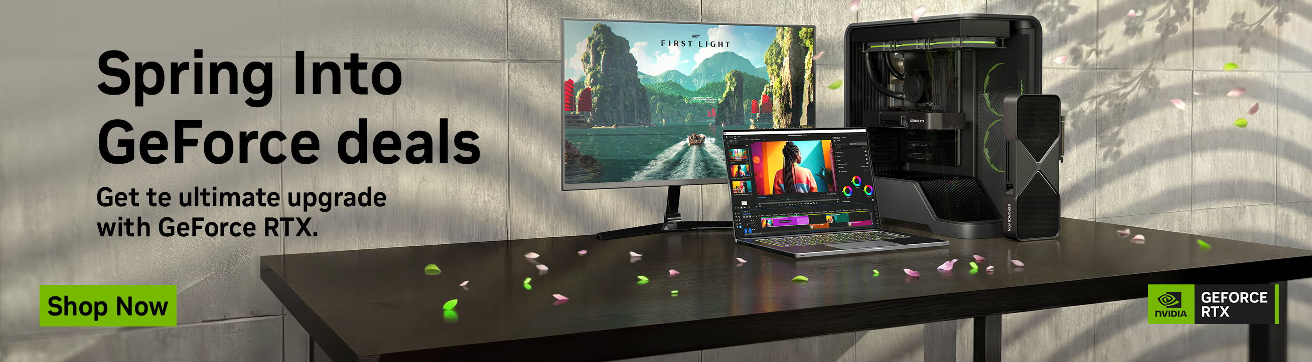 Spring Collection RTX 50 Series Banner