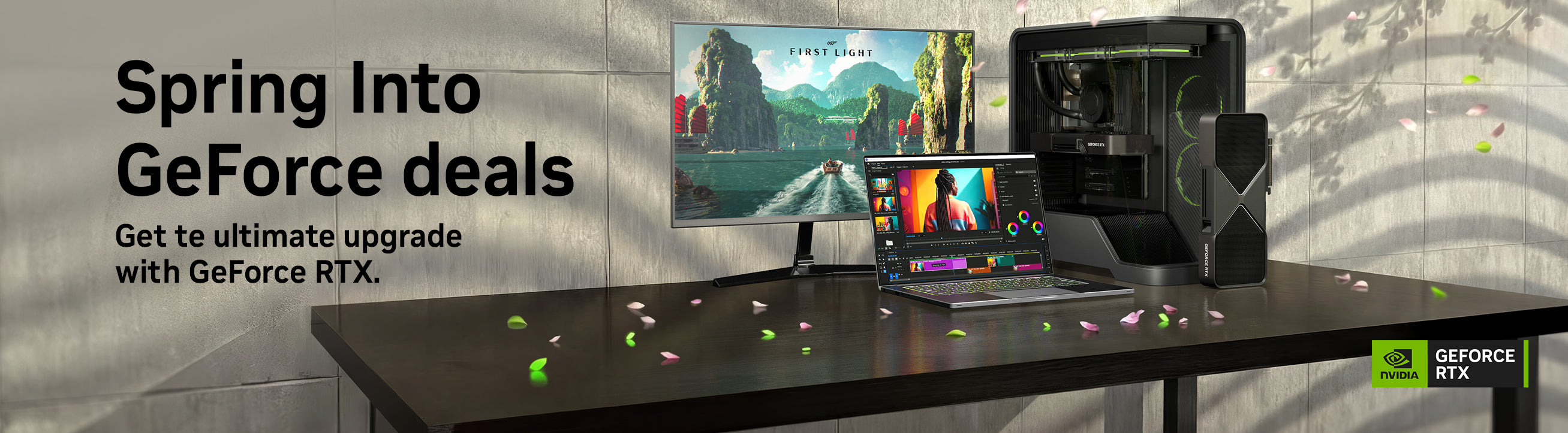 Spring Collection RTX 50 Series Banner