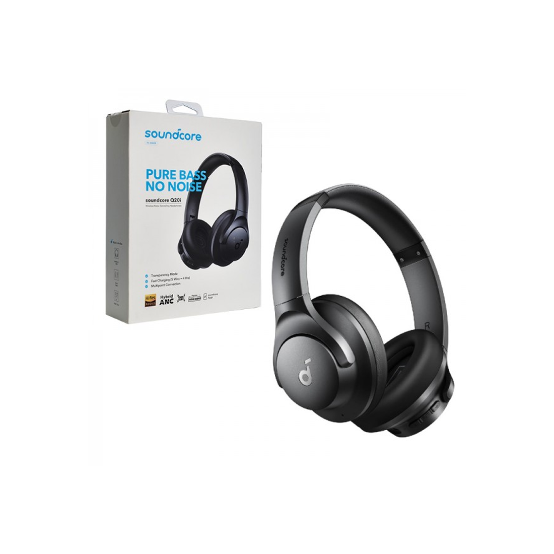 Soundcore Q20i Headphones Black - سماعات